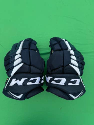 Blue Senior CCM JetSpeed FT4 Pro Gloves 12"