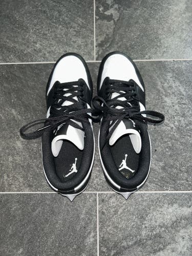 Black Men's Size M 10.5 (W 11.5) Air Jordan Cleats (Used)