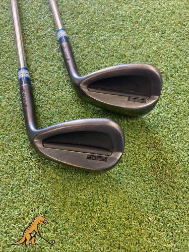 Used Ping Glide 2.0 Black Wedge Set 52*, 56* Project X 7.0 Steel
