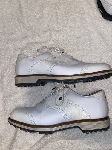 Men's Size M 10.0 (W 11.0) Footjoy Dryjoys Premiere Series Golf Shoes (Used)