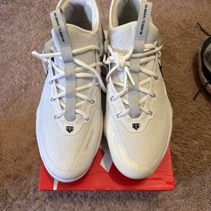 White Men's Size M 11.0 (W 12.0) Nike Trout (New)