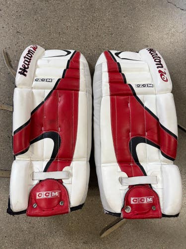 25" Junior CCM Heaton 10 Goalie Leg Pads (Used)