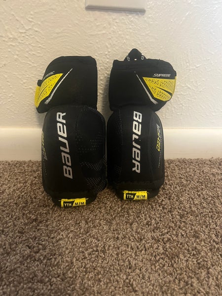 Medium Youth Bauer Supreme Ultrasonic Elbow Pads (Used)