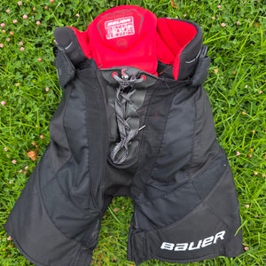 Black Senior Small Bauer 1X LITE Hockey Pants