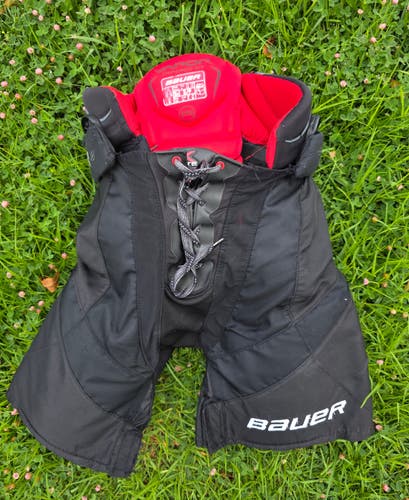 Black Senior Small Bauer 1X LITE Hockey Pants
