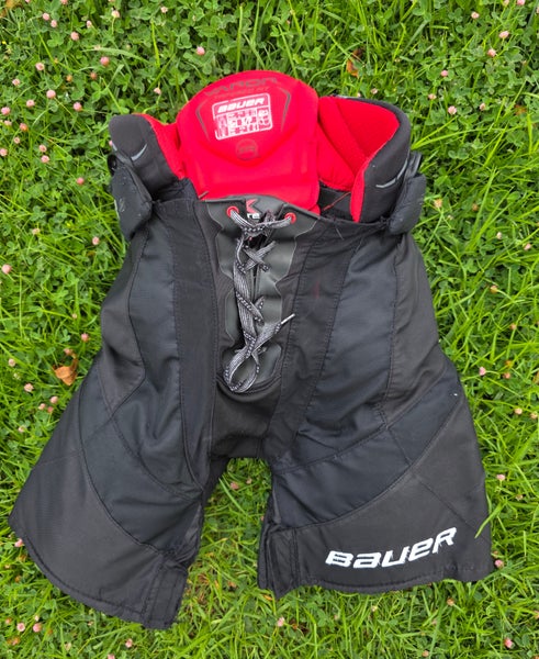 Black Senior Small Bauer 1X LITE Hockey Pants