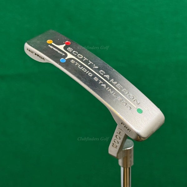 Scotty Cameron Studio Stainless Newport 33" L-Neck Blade Putter Titleist