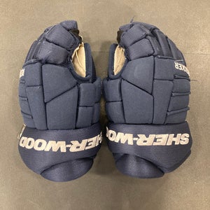 Blue Sher-Wood Rekker M80 Gloves | Junior 12"