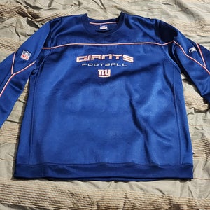 Blue NY Giants Men's XL Reebok Sweatshirt (Used)