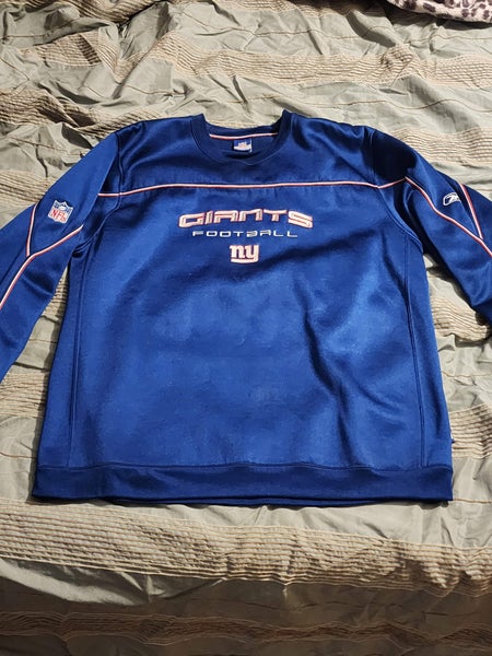 Blue NY Giants Men's XL Reebok Sweatshirt (Used)