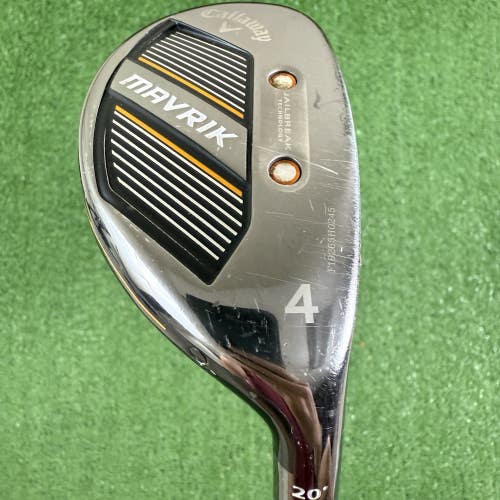 Callaway Mavrik 4 Hybrid 20 Project X Catalyst 5.5 65g Regular Flex Graphite RH