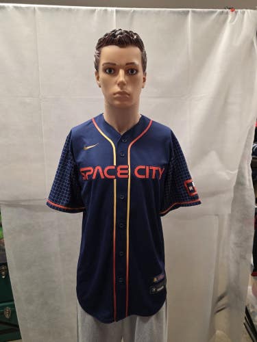NWT Alex Bergman Houston Astros City Connect Jersey Nike M MLB