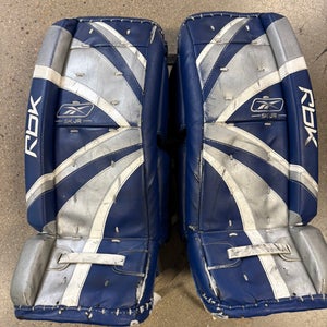 Blue 25" Junior Reebok 5K Goalie Leg Pads (Used)