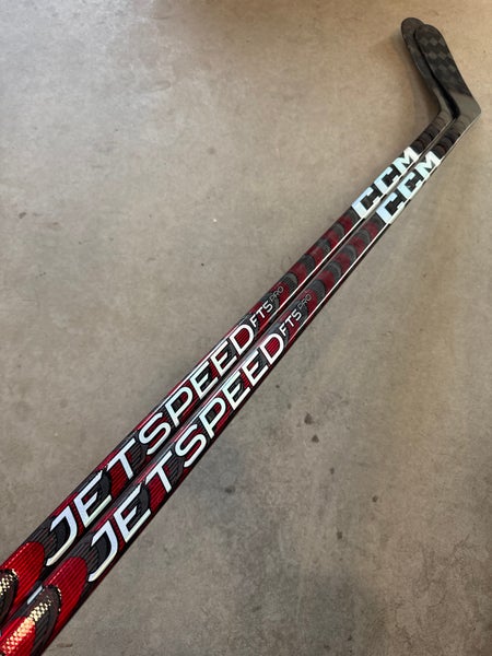 2 Pack 85 Flex P92M Senior CCM JetSpeed FT5 Pro Left Hand Hockey Stick P92M Pro Stock (New) NHL