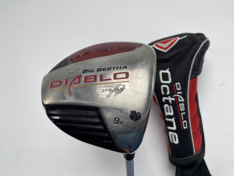 Callaway Big Bertha Diablo Driver 9* DVS 65g Stiff RH HC Midsize Grip +1''