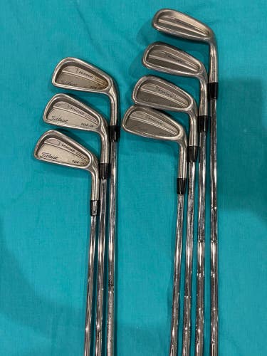 Men's Titleist 704.CB Iron Set Right Handed Steel Shaft (Used)