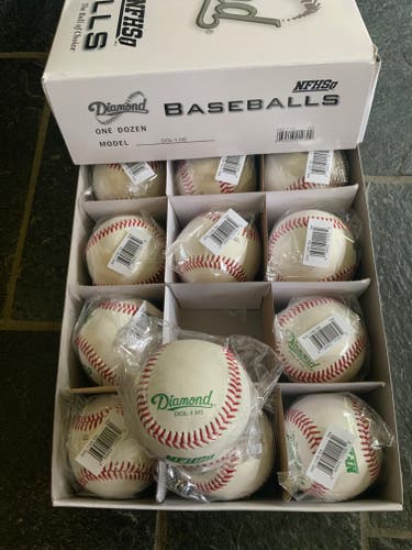 Diamond Baseballs 24 Pack (2 Dozen) (New)
