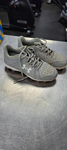 Used Under Armour LEADOFF 5 BB/SB Cleats Grey Senior 5 11497-S000150407