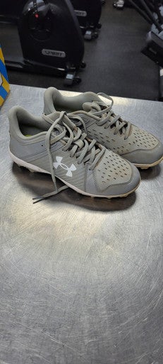 Used Under Armour LEADOFF 5 BB/SB Cleats Grey Senior 5 11497-S000150407