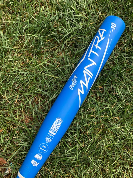 2023 Rawlings Mantra 2.0 Composite Bat (-10) Composite 22 oz 32" (Used)