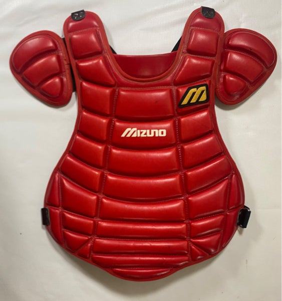 Mizuno Catchers Chest Protector - Red