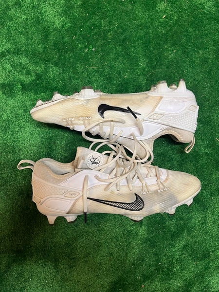 White Men's Size M 11.0 (W 12.0) Adult Nike Huarache 9 Elite Low (Used)
