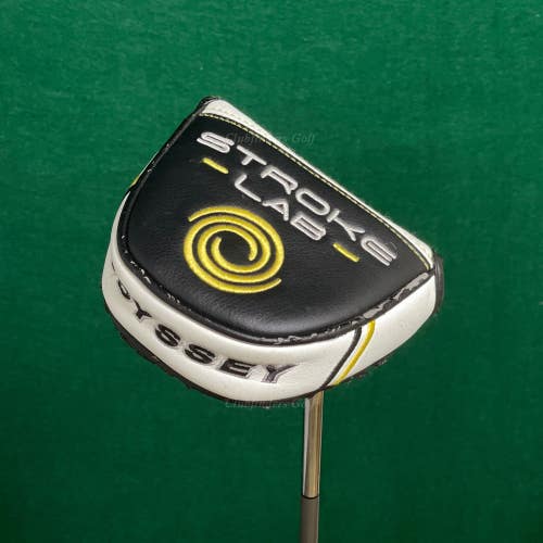LH Odyssey Stroke Lab V-Line 35" Double-Bend Mallet Putter Golf Club
