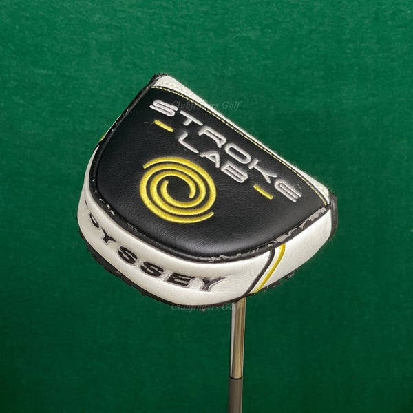 LH Odyssey Stroke Lab V-Line 35" Double-Bend Mallet Putter Golf Club
