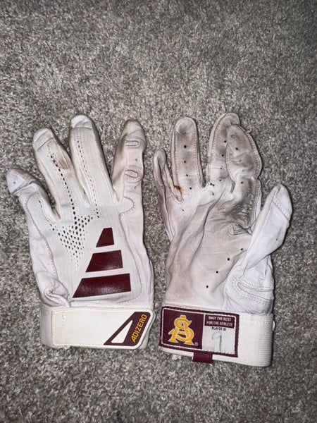 Custom Arizona State Game Used Baseball Batting Gloves