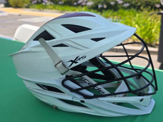 White Adult Cascade XRS Pro Helmet