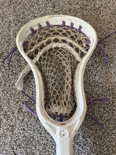 Warrior Head Bird LAX Wood D Pole