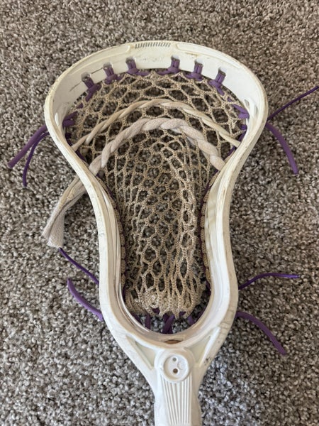Warrior Head Bird LAX Wood D Pole