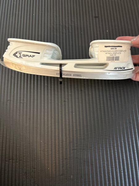 Graf Attack Pair Holder Complete Set With Stainless Steel Blades Graf 238 mm (New)
