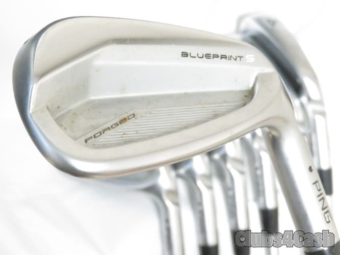 PING Blueprint S Irons Black Dot KBS Tour C-Taper 125 Stiff Power Specs 4-P