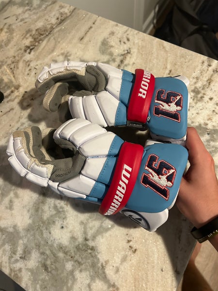 Warrior Evo Lacrosse Gloves Large (New)