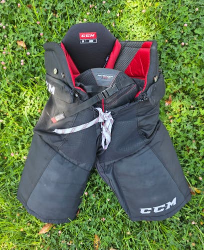 Black Senior Large CCM JetSpeed FT1 Hockey Pants