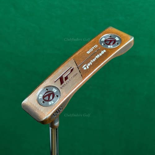 LH TaylorMade TP Collection SOTO Patina 33.5" Flow-Neck Putter Golf Club