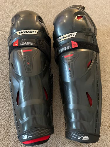 Bauer Vapor 3x Pro Shinguards 14” New