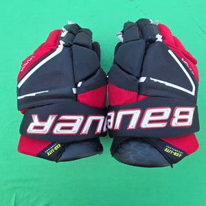 Black Junior Bauer Vapor Hyperlite Gloves 13"