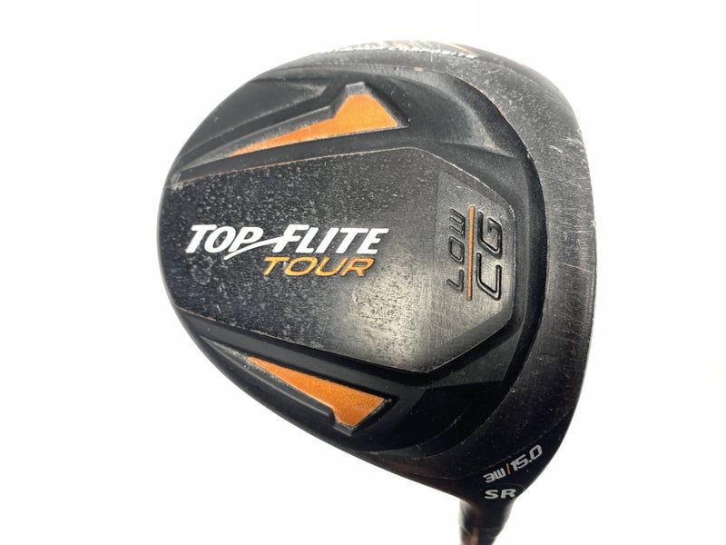 Top Flite Tour 3 Fairway Wood 15* Aldila NVS Orange 65g Senior Graphite Mens RH