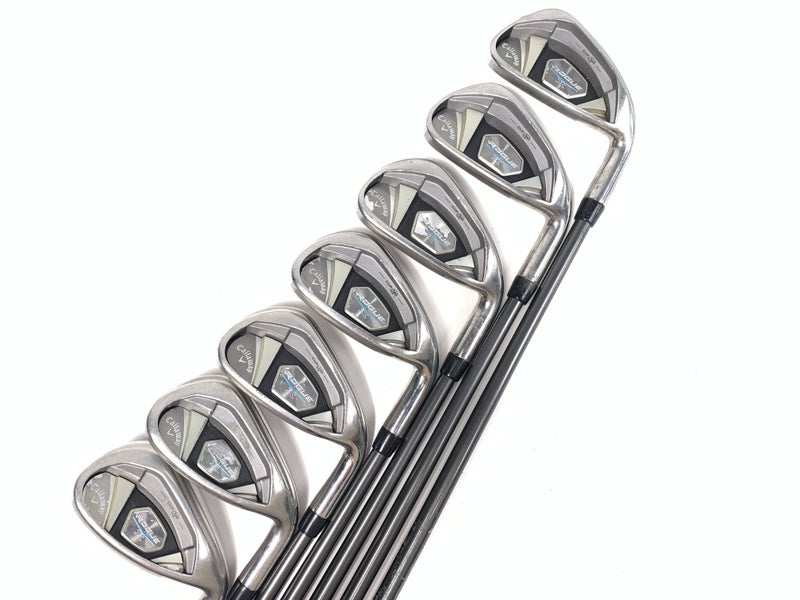 Callaway Rogue X Iron Set 5-PW+AW Aldila Synergy Regular Graphite Mens RH