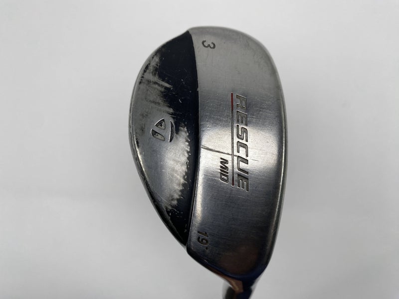 TaylorMade Rescue Mid 3 Hybrid 19* Stiff Graphite Mens RH