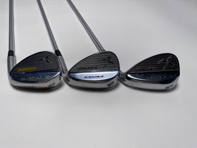 Tour Edge Exotics CB PROs Forged Wedge Set 50*10 54*14 58*14 Dynamic Gold RH