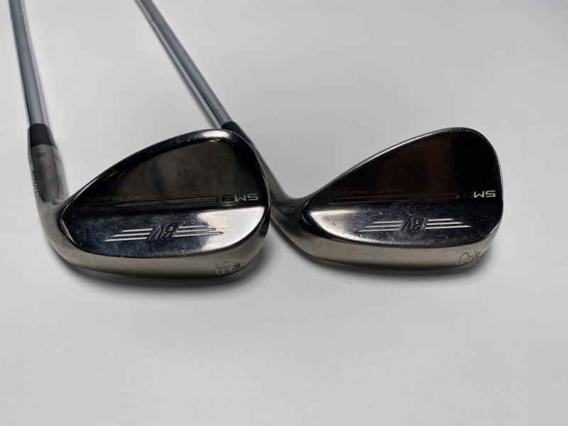 Titleist Vokey SM9 Brushed Steel Wedge Set 52* 12 56* 14 Wedge Steel Mens RH