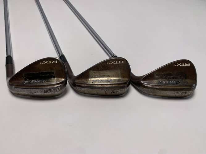 Cleveland RTX 4 Tour Raw Wedge Set 46* 8 50* 10 | 54* 10 Modus 120g Stiff RH