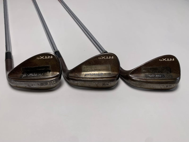 Cleveland RTX 4 Tour Raw Wedge Set 46* 8 50* 10 | 54* 10 Modus 120g Stiff RH