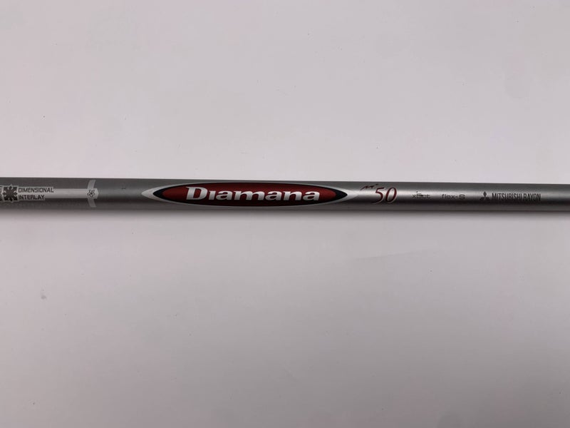 Mitsubishi Rayon Diamana Red M+50x5ct 50g Stiff Driver Shaft 44"-Taylormade