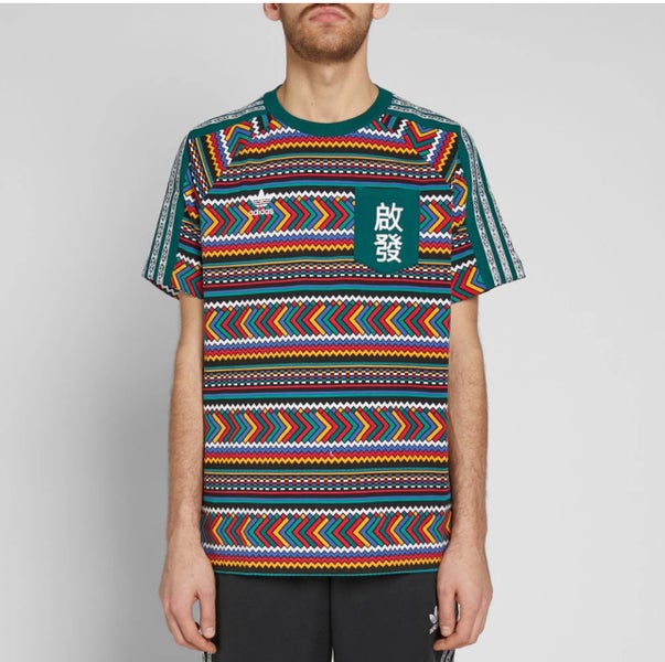 Adidas Originals x Pharrell Williams Solar HU Geometric-Print Pocket Tee