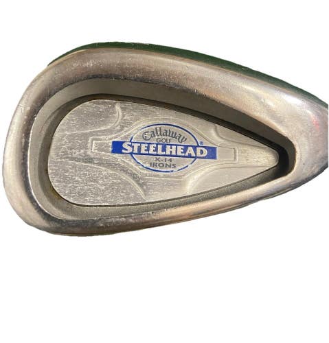Callaway X-14 Steelhead 9 Iron RH Stiff Graphite 36" New Grip Great Condition