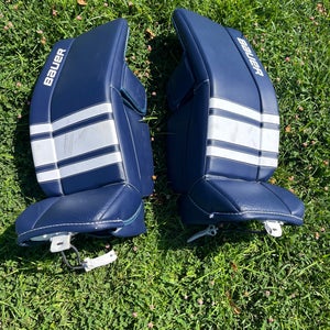 Blue 28" Junior Bauer GSX Goalie Leg Pads